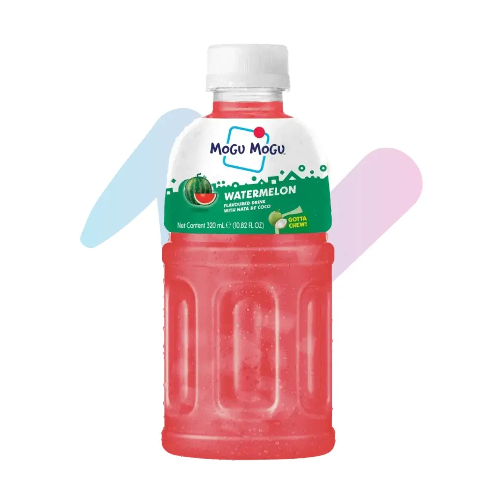 Mogu Mogu Watermelon With Nata de Coco (10.82 fl oz Bottle)