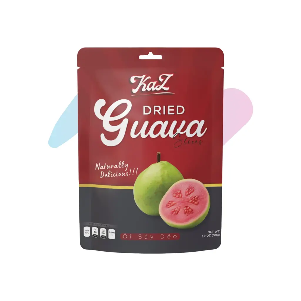Kaz Dried Guava Slices (1.76oz Pack)
