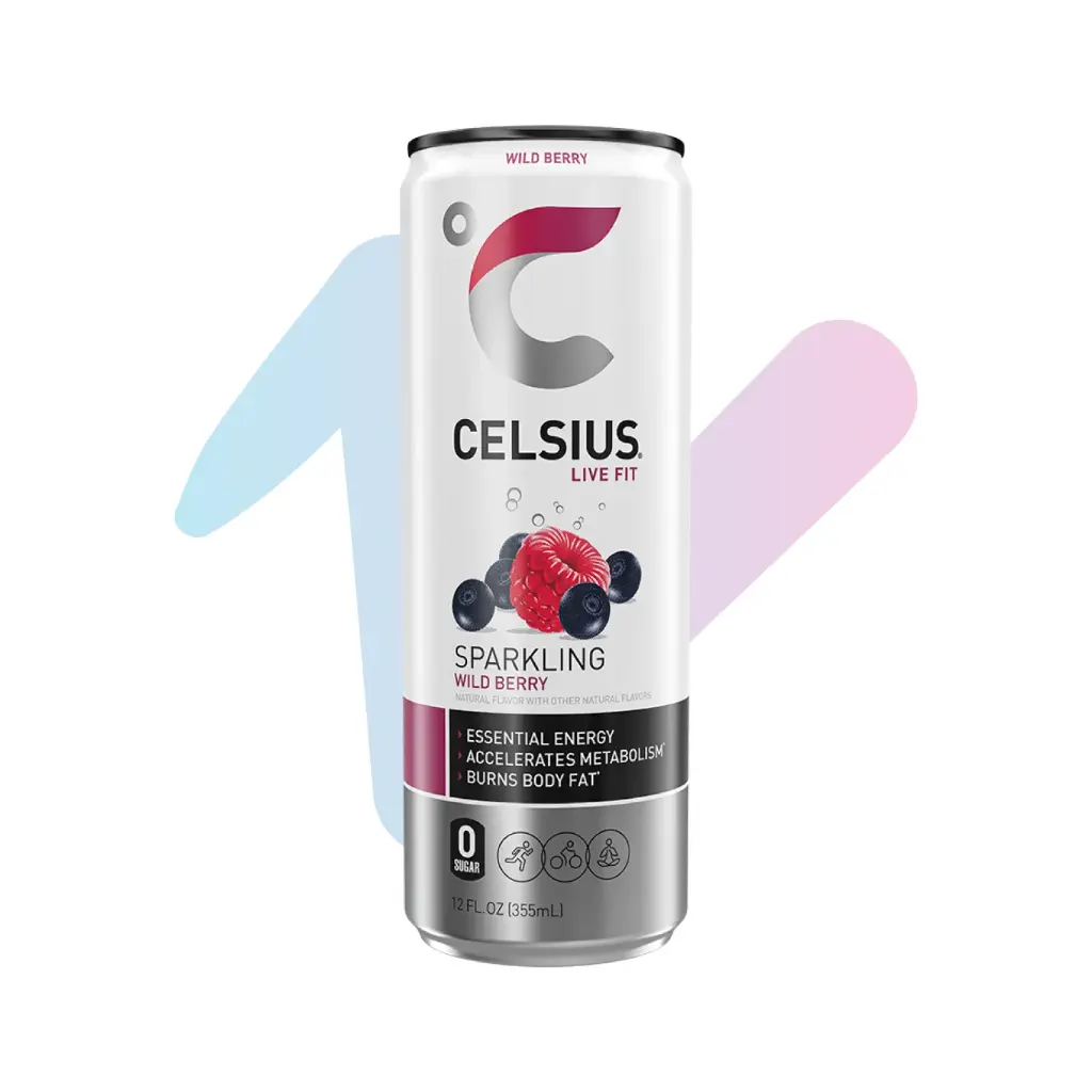 Nước Tăng Lực Chức Năng Sparkling CELSIUS Vị Dâu Rừng (Lon 355ml)