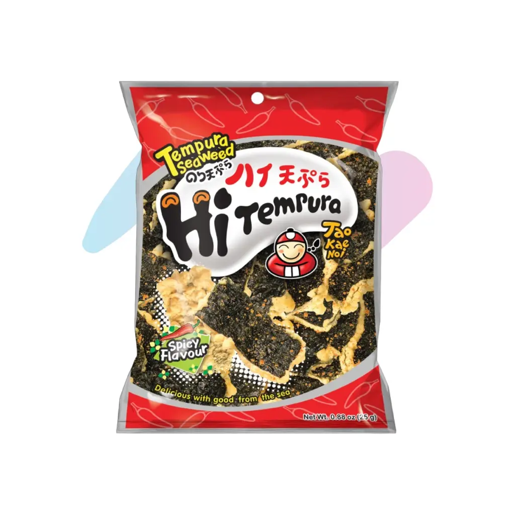 Rong Biển Taokaenoi Hi Tempura Vị Cay (Gói 25g)